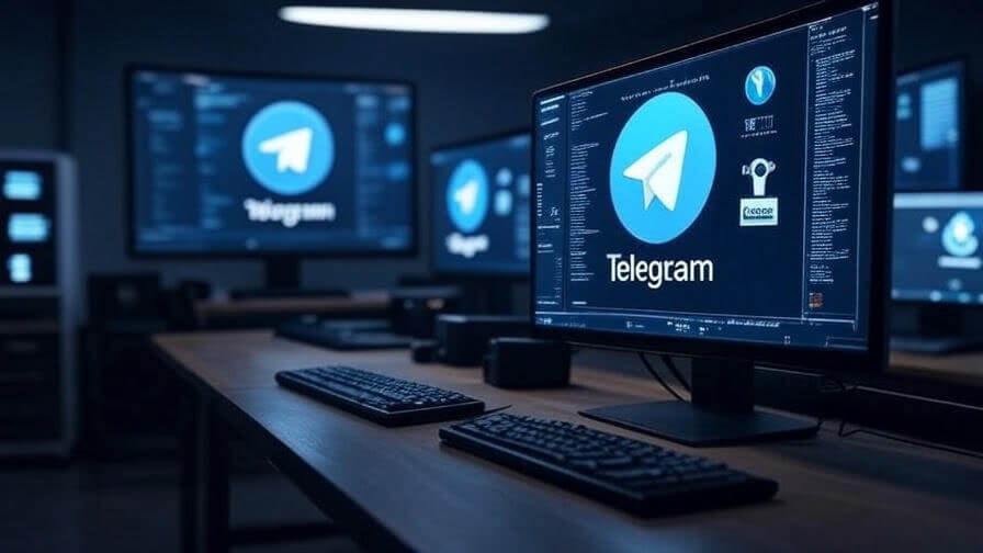 Telegram Web aperto nel browser Chrome